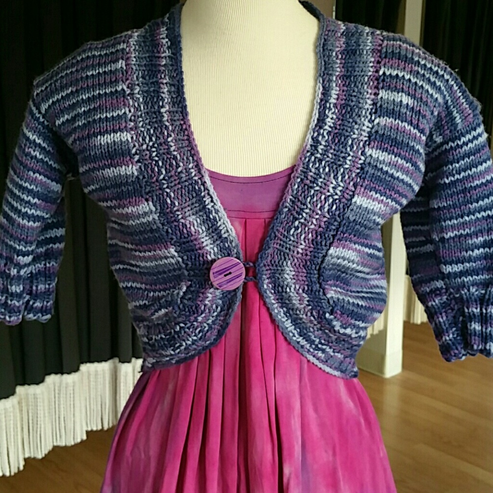Hand knitted top/balero